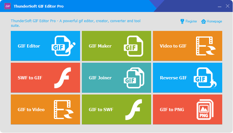 ThunderSoft GIF Editor Pro - A powerful gif editor, creator
